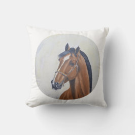 Majestic Horse Portrait T-Shirt Kissen
