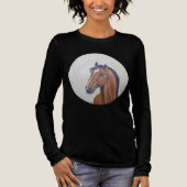 Majestic Horse Portrait T-Shirt Tri-Blend Shirt (Vorderseite)