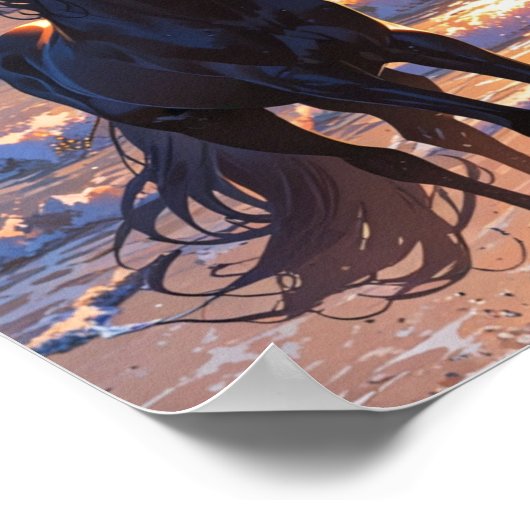 Majestic Horse Poster (Ecke)