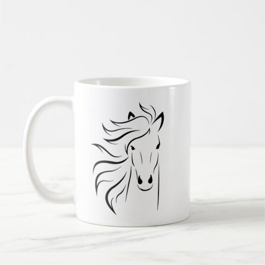 Majestic Horse - Schönes Pferd - Tasse (Links)