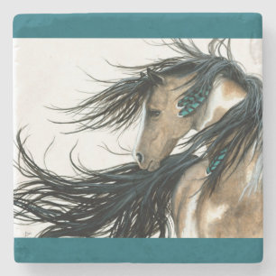 Majestic Horse Serenity von AmyLyn Bihrle Steinuntersetzer