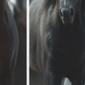 Majestic Horse Wall Tapete (Naht)