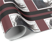 Majestic Horse Weihnachtswrap von Bihrle Geschenkpapier (Rolleneckpunkt)