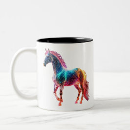 Majestic Horse Zweifarbige Tasse