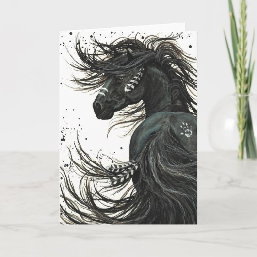 Majestic Horses by BiHrLe Grußkarte Karte (Vorderseite)