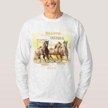 Majestic Horses Long Sleeve T - Shirt