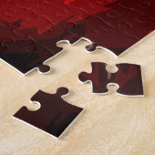 Majestic Horst - Feuriger Geist in Gold und Rot Puzzle (Seite)