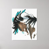 Majestic Horst Pinto Paint Canvas Print von Bihrle Leinwanddruck (Vorderseite)