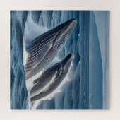 Majestic Humpback Wale in Motion Puzzle (Horizontal)