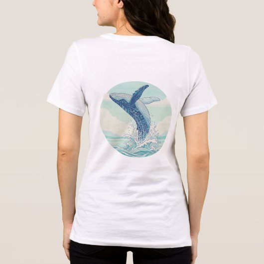 Majestic Humpback Whale Tee (Rückseite)