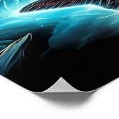 Majestic Hunter: Adler und Fisch Poster (Ecke)