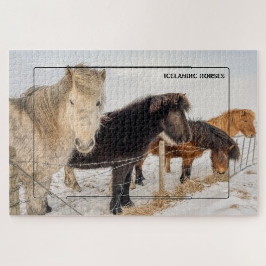 Majestic Islandpferde Puzzle (Horizontal)