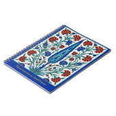 Majestic Iznik Cypress & Carnation Botanical Notizblock (Linke Seite)