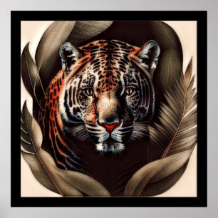 Majestic Jaguar - König des Dschungels Poster