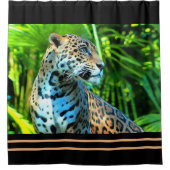 Majestic Jaguar Shower Curtain - Wildlife Series Duschvorhang (Vorderseite)