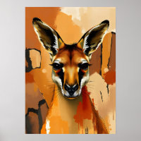 Majestic Kangaroo Portrait - Aussie Wildlife