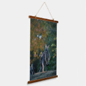 Majestic Kangaroo Wandteppich Mit Holzrahmen (Gewinkelt)