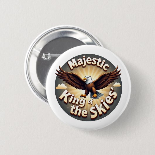 Majestic King of the Skies Button (Vorne & Hinten)