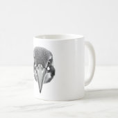 Majestic Kingfisher T - Shirt - Realistisches Voge Kaffeetasse (VorderseiteRechts)