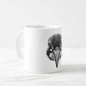 Majestic Kingfisher T - Shirt - Realistisches Voge Kaffeetasse (Vorderseite Links)