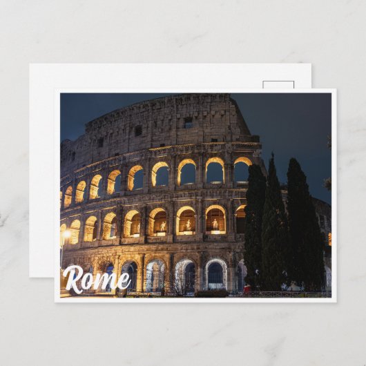 Majestic Kolosseum in Rome Postkarte (Vorne/Hinten)