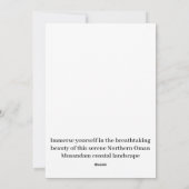 Majestic Landschaften Oman Feiertagskarte (Rückseite)