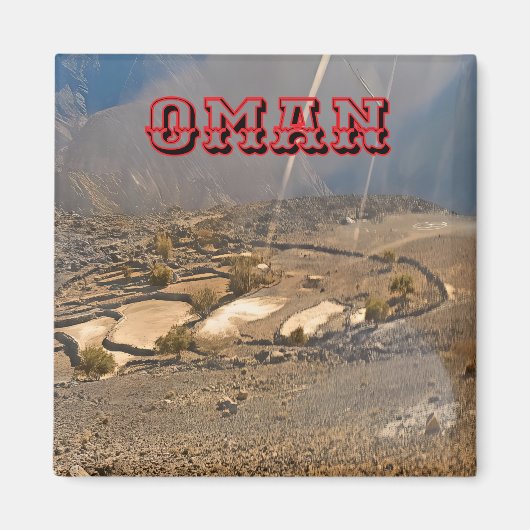 Majestic Landschaften Oman Magnet (Vorne)