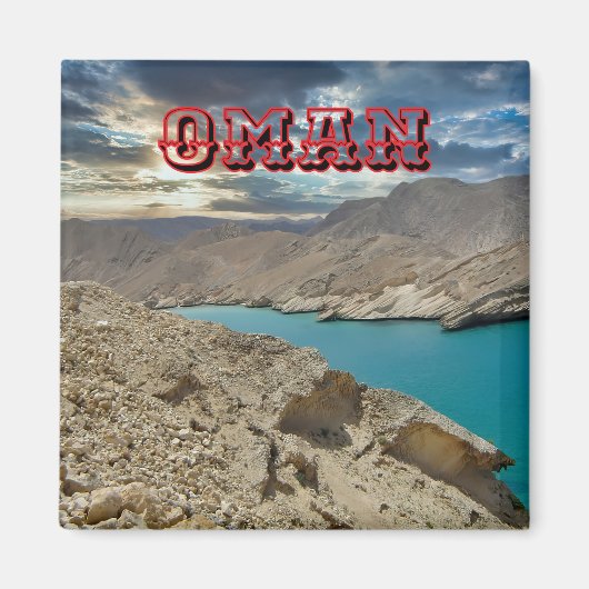 Majestic Landschaften Oman Magnet (Vorne)