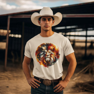 Majestic Leo Zodiac Sign T-Shirt