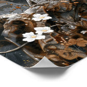 Majestic Leopard Calligraphic Poster (Ecke)