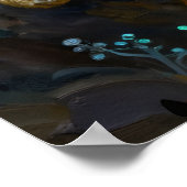 Majestic Leopard on Cliff Ledge   Poster (Ecke)