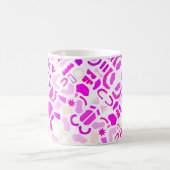 Majestic Lila Abstrakte Tasse (Mittel)