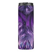 Majestic Lila Dragon on Skull Pile Thermosbecher (Rückseite)