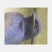 Majestic Lila Martin Fleecedecke (Vorderseite (Horizontal))