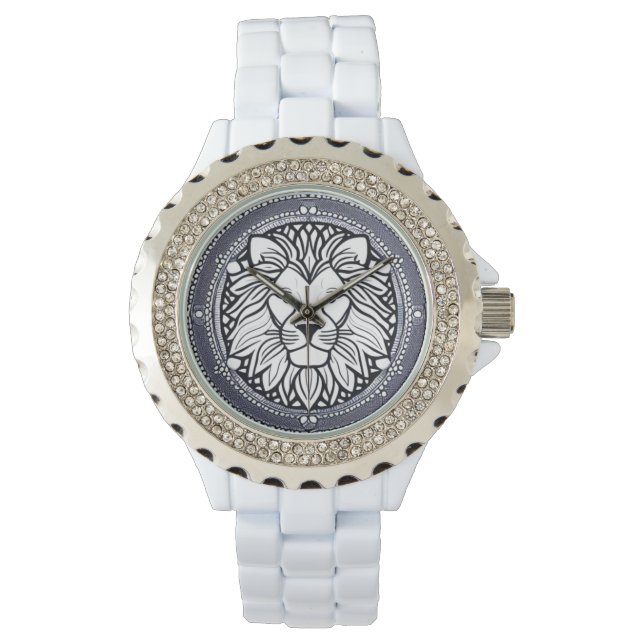 Majestic Lion Armbanduhr (Vorderseite)