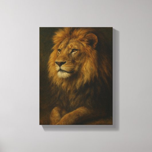 Majestic Lion Art Collection Leinwanddruck (Vorderseite)