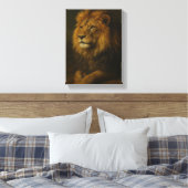 Majestic Lion Art Collection Leinwanddruck (Insitu (Schlafzimmer))