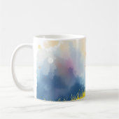 Majestic Lion auf einem sonnigen Hügel Kaffeetasse (Links)