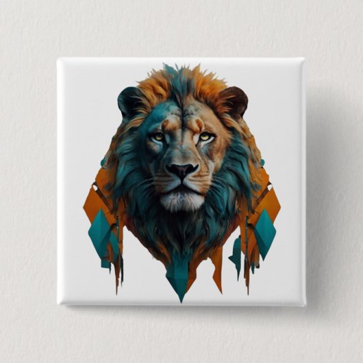 Majestic Lion Button (Vorderseite)
