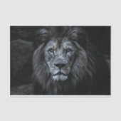 Majestic Lion Decoupage Seidenpapier (Vorderseite)
