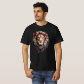 Majestic Lion Edge-to-Edge Print T-Shirt (Vorne ganz)