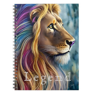 Majestic Lion Editable Note Book Notizblock