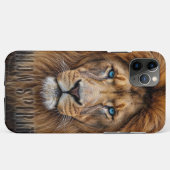 Majestic Lion Face with Blue Eyes | Wildlife Anima Case-Mate iPhone Hülle (Rückseite (Horizontal))