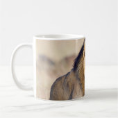 Majestic lion Foto Kaffeetasse (Links)