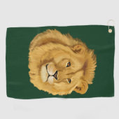 Majestic Lion Golfhandtuch (Horizontal)