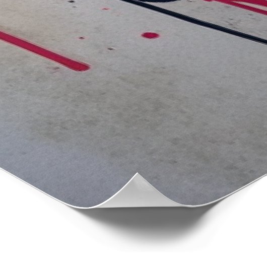 Majestic Lion Graffiti Art Poster (Ecke)