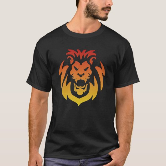 Majestic Lion Head Face T-Shirt (Vorderseite)