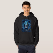 "Majestic Lion Hoodie: Respekt vor dem Befehl Hoodie (Vorne ganz)
