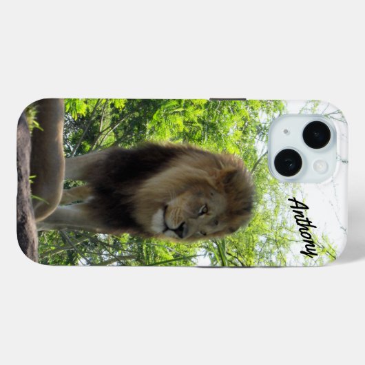 Majestic Lion IPhone Case (Rückseite (Horizontal))