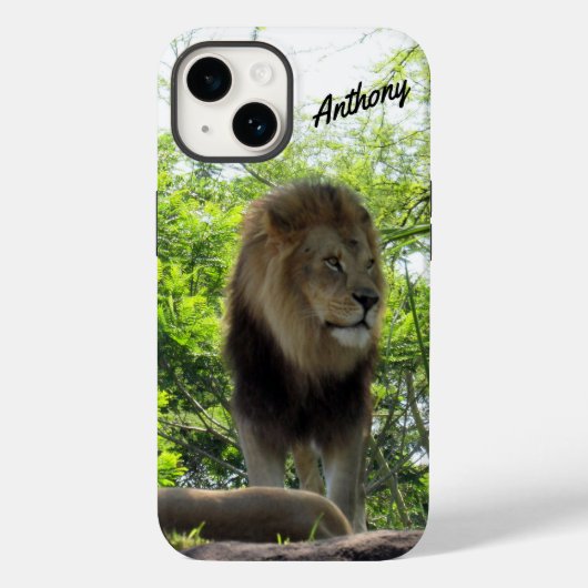 Majestic Lion IPhone Case (Rückseite)